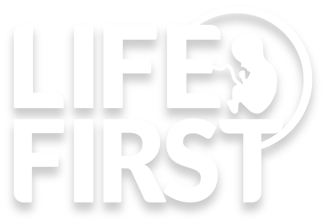 Life First Logo (White)
