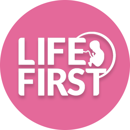 Life First Logo (Pink Background)